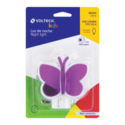 Luz de noche con lámpara E12, mariposa, VOLTECK