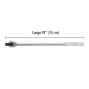 Mango articulado con cuadro de 1/2', largo 15', TRUPER
