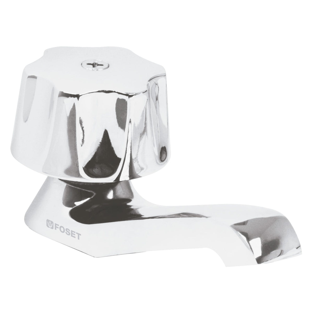Llave individual para lavabo, maneral metálico, FOSET BASIC