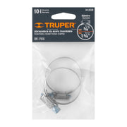 Bolsa con 2 abrazaderas sin fin # 20, 7/8 - 1-3/4', TRUPER