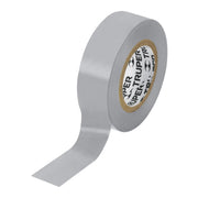 Cinta de aislar de 9 m x 19 mm, gris, TRUPER