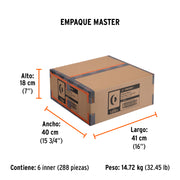 Cinta de aislar de 9 m x 19 mm, negra, TRUPER