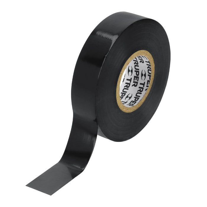 Cinta de aislar de 18 m x 19 mm, negra, TRUPER