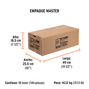 Cinta de aislar 19mm x 18m, TRUPER EXPERT
