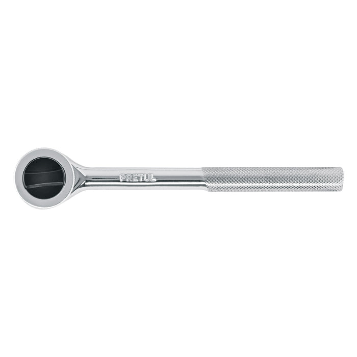 Matraca cuadro 3/8' cabeza redonda con disco, PRETUL