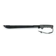 Machete doble filo 18', cacha inyectada, con funda, TRUPER