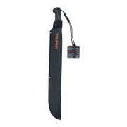 Machete doble filo 18', cacha inyectada, con funda, TRUPER