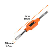 Maneral tipo garrote para machuelo 1/4', TRUPER