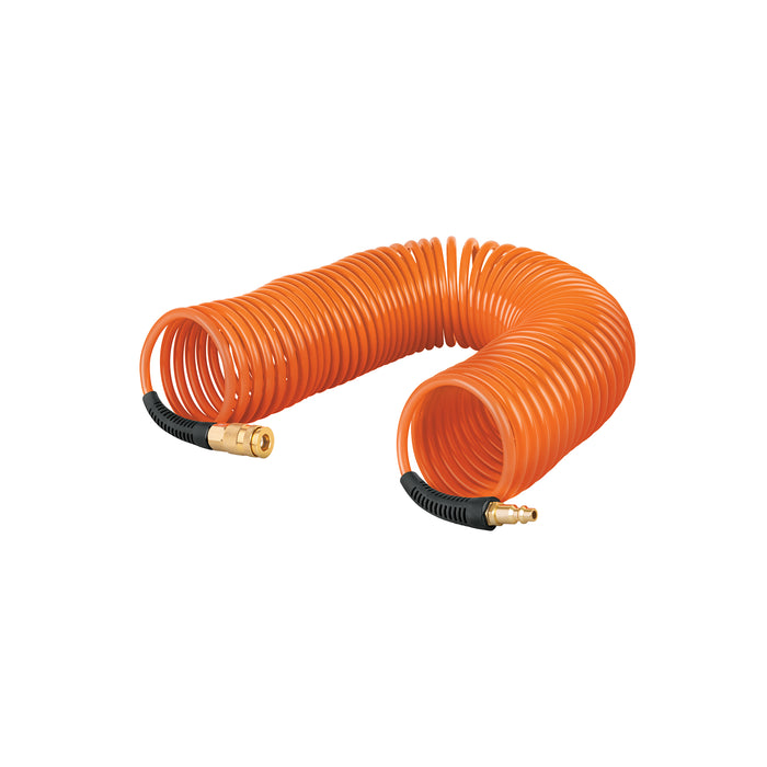 Manguera para compresor, tipo resorte, 15.2 m x 1/4', TRUPER