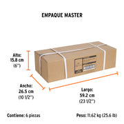 Malacate de manivela 270 kg sin cable, TRUPER