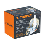 Malacate de manivela 650 kg con cable, TRUPER