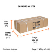Malacate de manivela 650 kg con cable, TRUPER