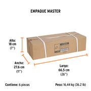 Malacate de manivela 540 kg sin cable, TRUPER