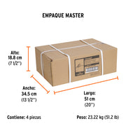 Malacate de manivela 1100 kg con cable, TRUPER