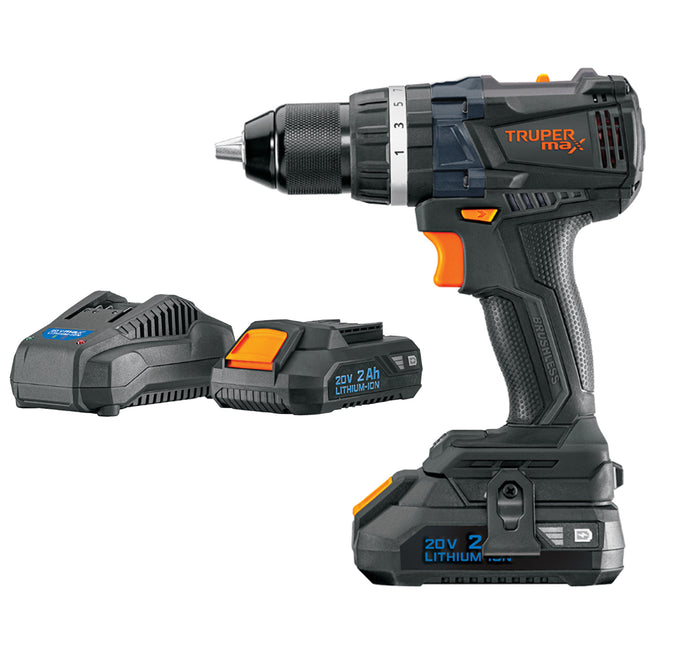 Rotomartillo 1/2', 20V, 2 baterías 2Ah, MAX