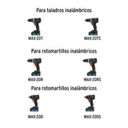 Batería ion litio, 20V, 2 Ah, TRUPER MAX