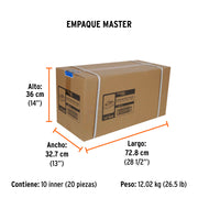Cargador de baterías de ion litio 20V, TRUPER MAX