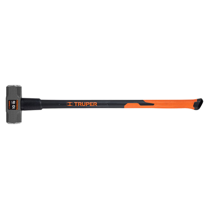 Marro octagonal 10 lb, mango fibra de vidrio 36', TRUPER