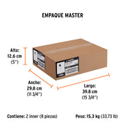 Marro octagonal 4 lb, mango de madera 12', TRUPER