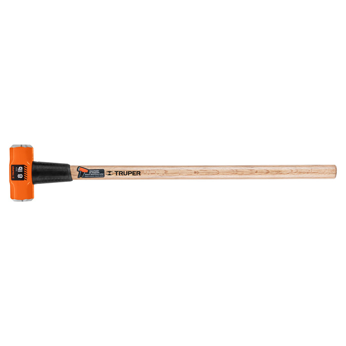 Marro octagonal 8 lb, mango de madera 36', TRUPER