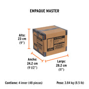 Calibrador de presión 160 psi cabeza doble, TRUPER