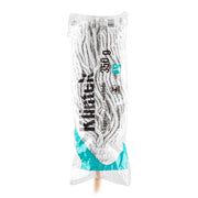Trapeador tipo mechudo, 350 g con bastón de 120 cm, KLINTEK