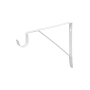 Ménsula reforzada blanca 11 x 12', con gancho, FIERO