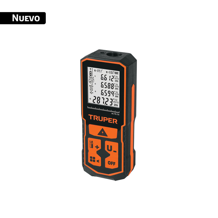 Medidor láser de distancia de 0.05 m a 100 m, TRUPER