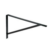 Ménsula reforzada de acero, negra, 13 x 20', FIERO