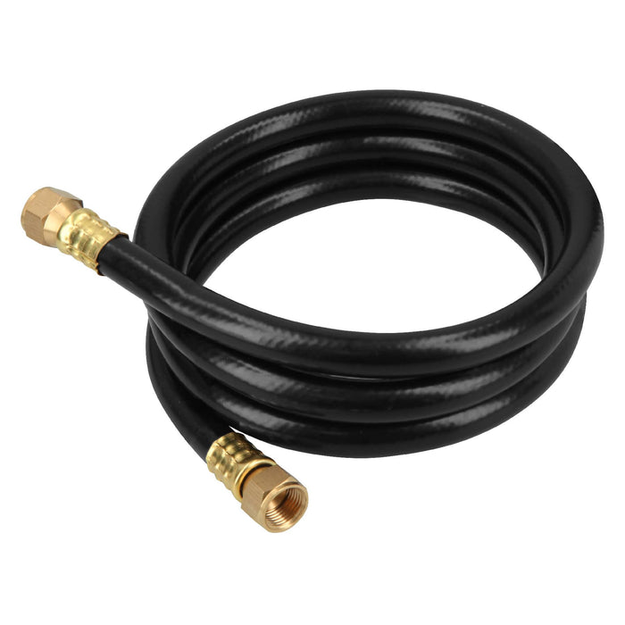 Manguera para gas, PVC negra, 3/8' flare, 1.5 m, FOSET