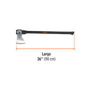 Hacha media labor 4-1/2 lb, mango fibra de vidrio 36',TRUPER