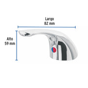 Maneral de palanca p/monomando lavabo MP-419, cromo, BASIC