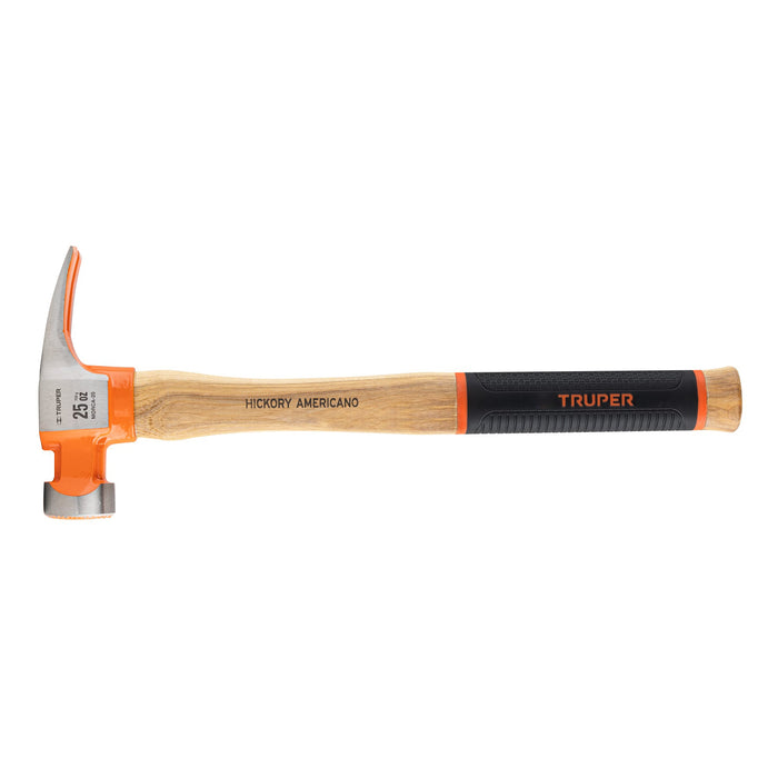 Martillo 25 oz uña recta tipo California Ripper, TRUPER Grip