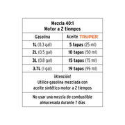 Motosierra 45 cc a gasolina con barra de 18', PRETUL