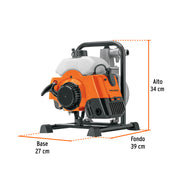 Motobomba autocebante 1'x1', gasolina 2HP, agrícola, TRUPER