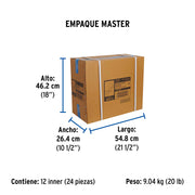 Mezcladora 4' lavabo, ABS, cuello bar, palanca, BASIC