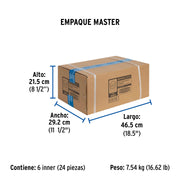 Juego de 2 manerales acrílico ámbar para regadera, BASIC