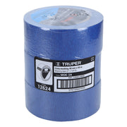 Cinta masking tape azul de 2' x 50 m para pintor, TRUPER