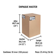 Cinta masking tape de 2' x 50 m, PRETUL