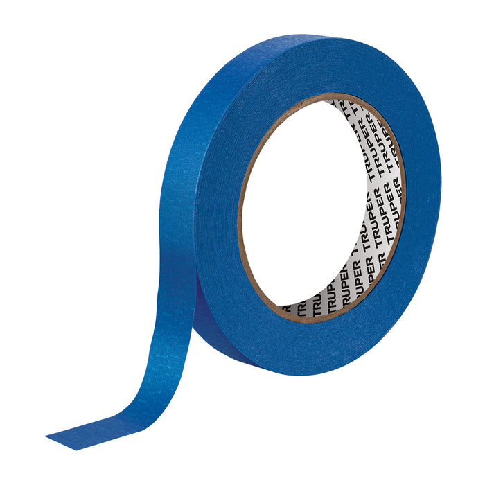 Cinta masking tape azul de 3/4' x 50 m para pintor, TRUPER