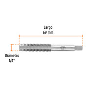 Machuelo semicónico 1/8' x 40 cuerda gruesa, TRUPER