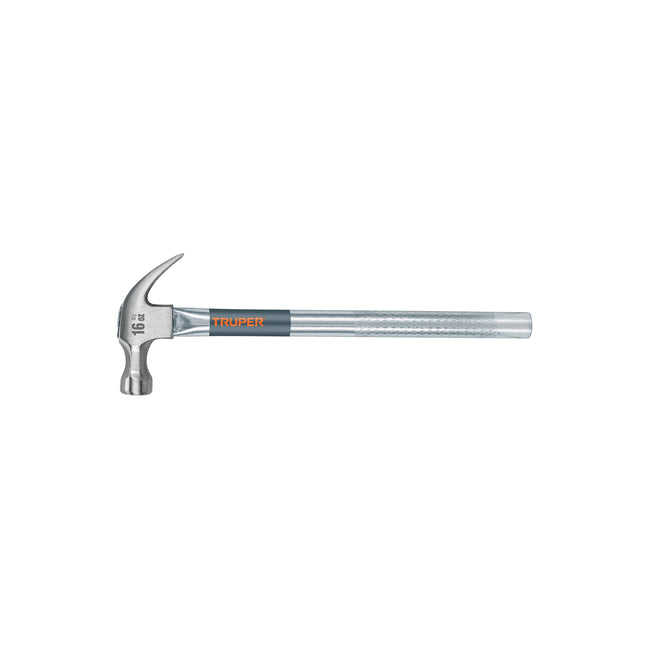 Martillo tubular pulido 16 oz uña curva, TRUPER