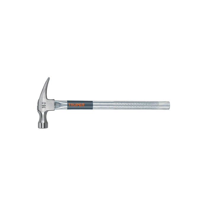 Martillo tubular pulido 16 oz uña recta, TRUPER