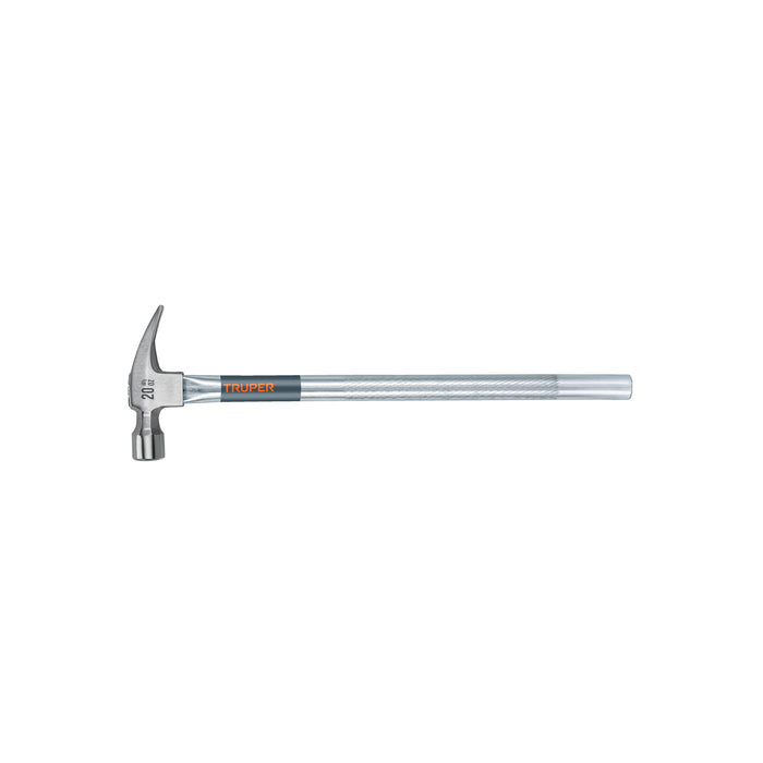 Martillo tubular pulido 20 oz alojamiento imantado uña recta