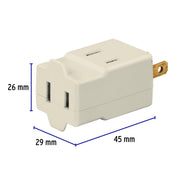 Multicontacto triple, tipo cubo, VOLTECK