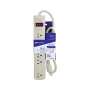 Multicontacto 14 AWG 6 entradas supresor de picos 270 joules