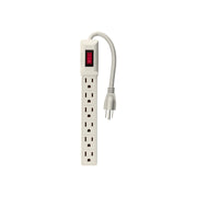Multicontacto 16 AWG doméstico 6 entradas, VOLTECK