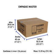 Multicontacto 14 AWG 8 entradas supresor de picos 110 joules
