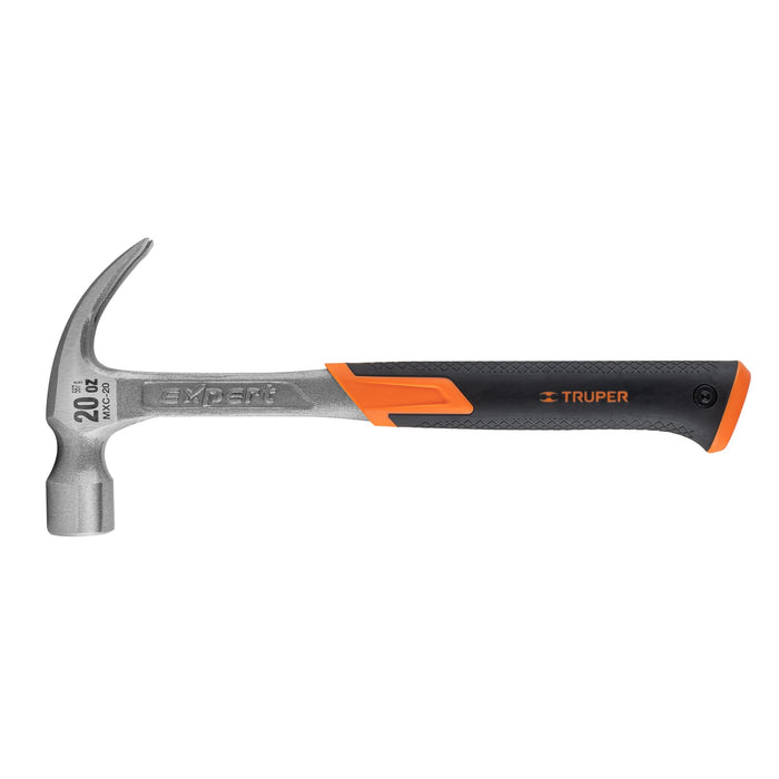 Martillo forjado 20 oz uña curva, mango con neopreno, EXPERT