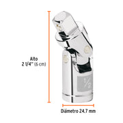 Nudo universal para dados con cuadro de 1/2', TRUPER